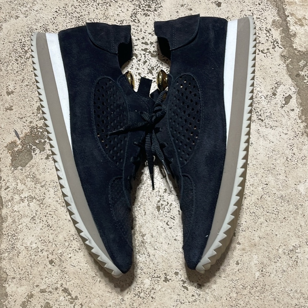 Pedro Garcia Omega Suede Sneakers Black Size 44 - Picture 5 of 13